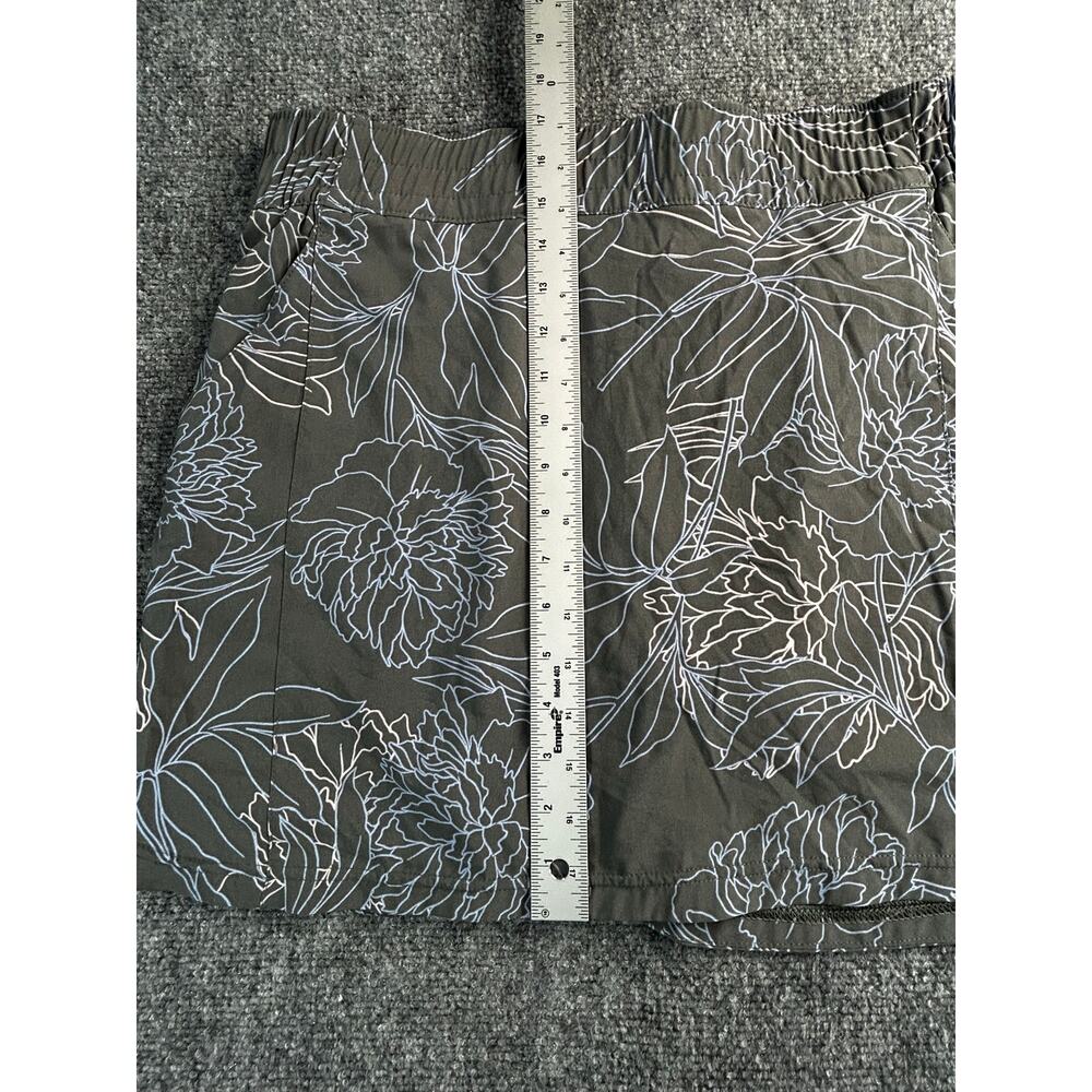 Columbia Women's Floral Skort Gray Size Large Omni-Shade Shorts Skirt - Picture 9 of 10